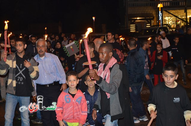  كفرقاسم- فيديو:  :مسيرة المشاعل .. تحدث القلب وبكت العيون .. وامسية سياسية بتألق عمر وابداع سجود الذي ابهر الحضور